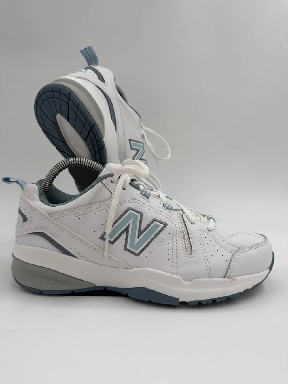 New Balance 608 V5 WX608WB5 White Casual Shoes Sneakers Women's 7.5 D  Mens 6.0D